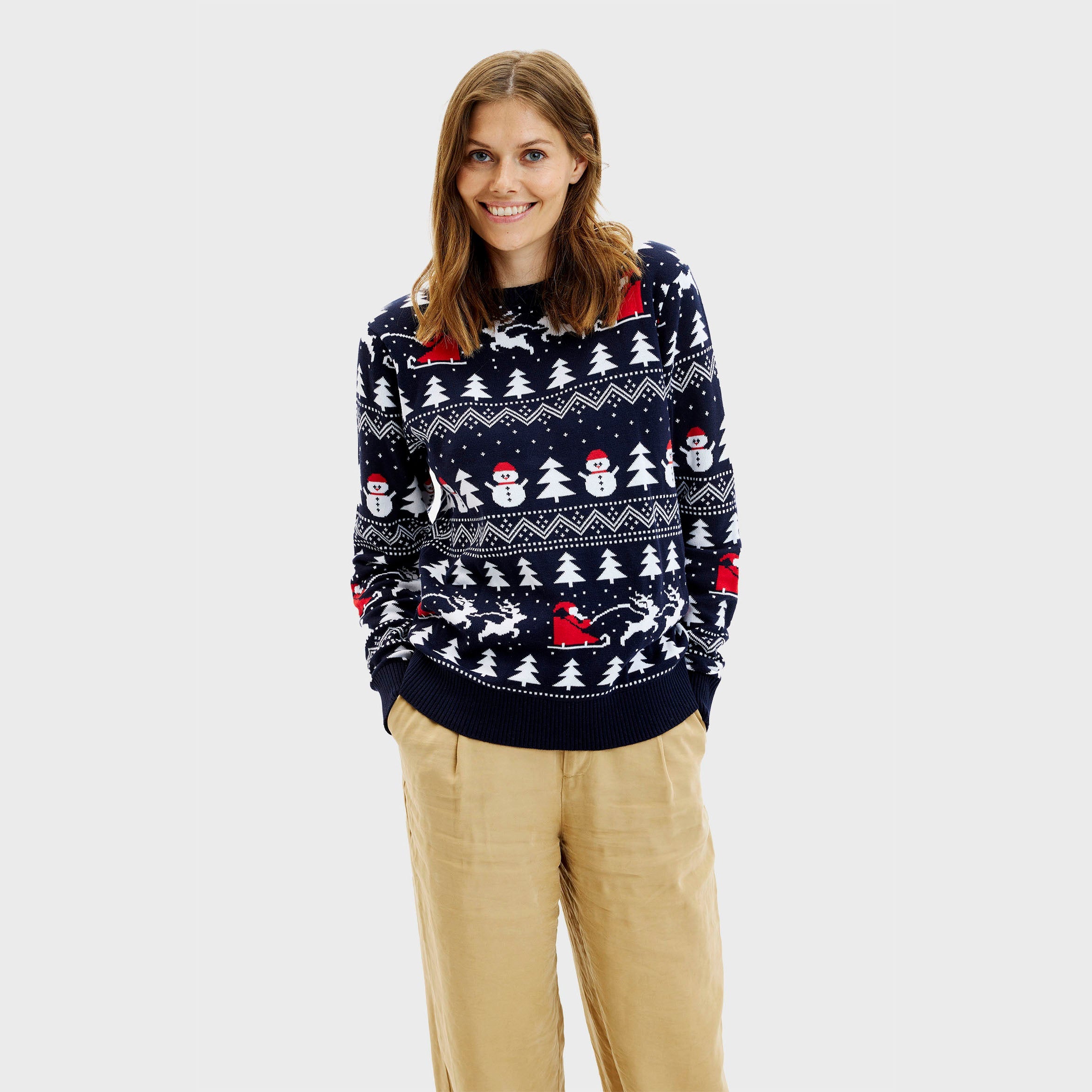Der Stilvolle Weihnachtspullover - Damen.